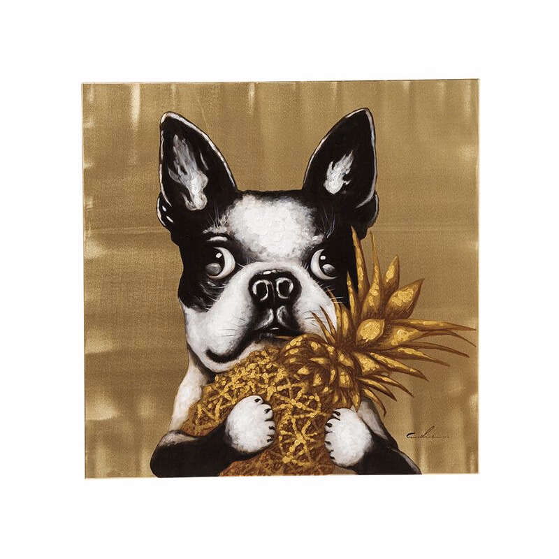 Dog with Pineapple obraz viacfarebný