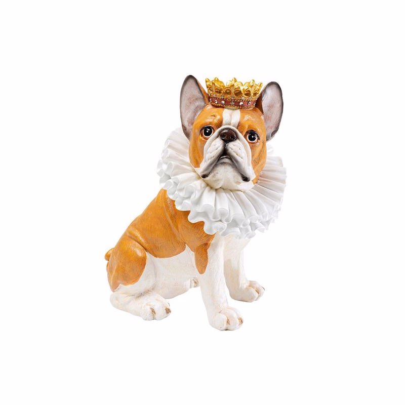 King Dog dekorácia hnedá 29 cm