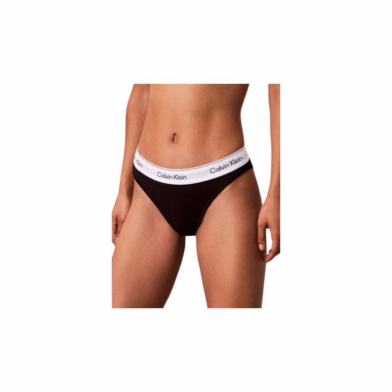 Dámske nohavičky CALVIN KLEIN Tanga Icon Cotton Modal black
