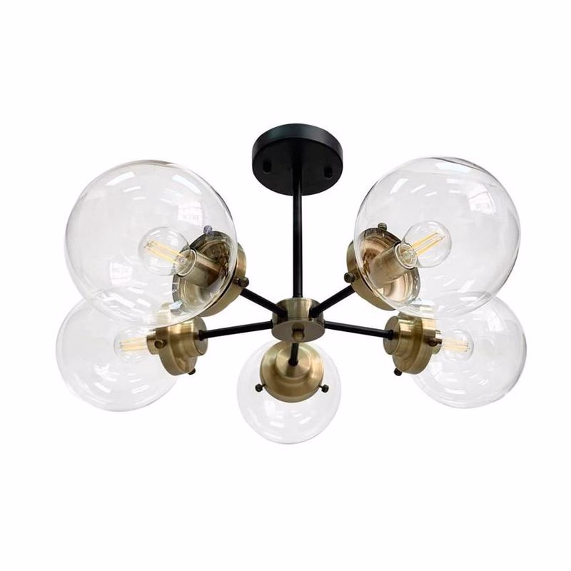 Stropná lampa LENS 5xE14 Candellux