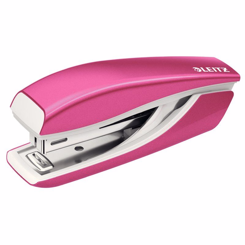 LEITZ Mini zošívačka NeXXt 5528, metalická ružová, box