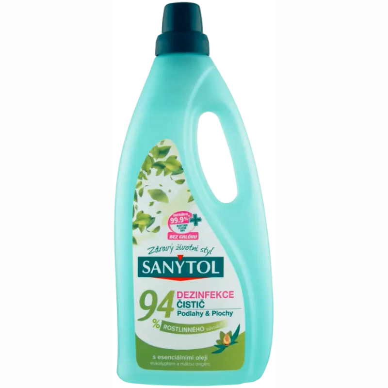 SANYTOL DEZINFEKCIA 94% RASTLINNÝ ČISTIČ - PODLAHY 1000ML