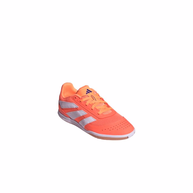 Chlapčenské futbalové kopačky halové ADIDAS Predator Club Jr IC signal coral cloud white beam orange