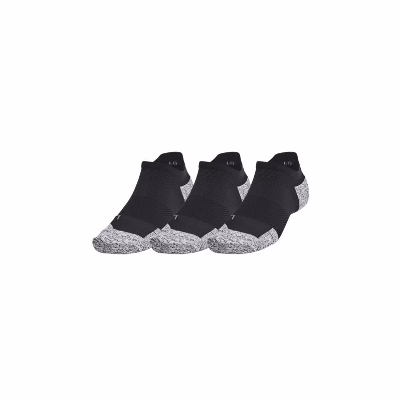 Bežecké ponožky UNDER ARMOUR 3 PACK-UA Velociti Run Cush NS-BLK