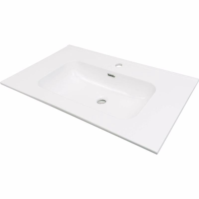 DEANTE - Tubo biele Keramické umývadlo, zapustené CTU_6U8W