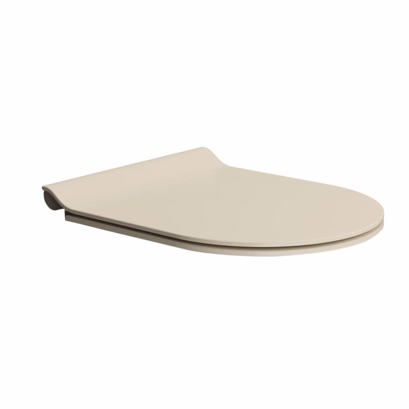 GSI - WC sedátko, SLIM, Soft Close, Quick Release, creta mat/chróm MS86CSN08