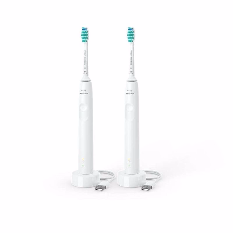 Philips HX3675/13 Sonicare 3100, set zubných kefiek, pre dospelých, 31000 kmitov/min, časovač, tlakový senzor, biely