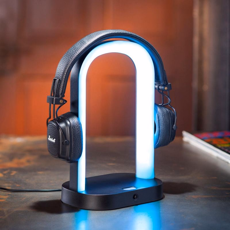Stojan na slúchadlá s osvetlením RGB