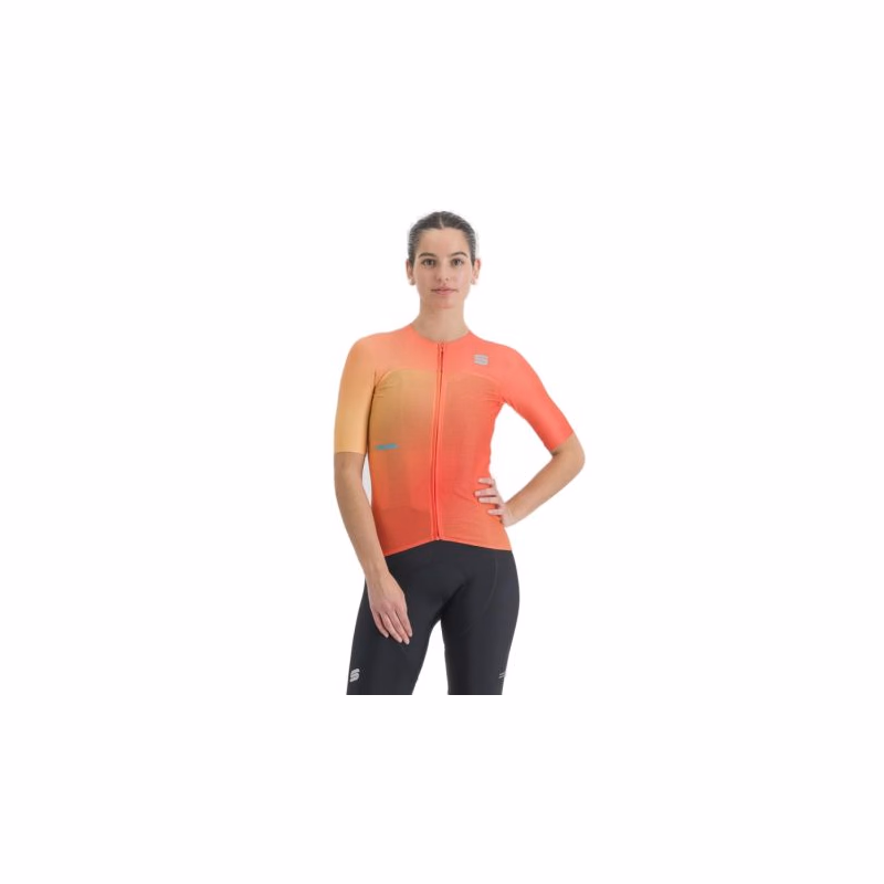 Dámsky cyklistický dres s krátkym rukávom SPORTFUL Light pro w jersey, shaded pompelmo