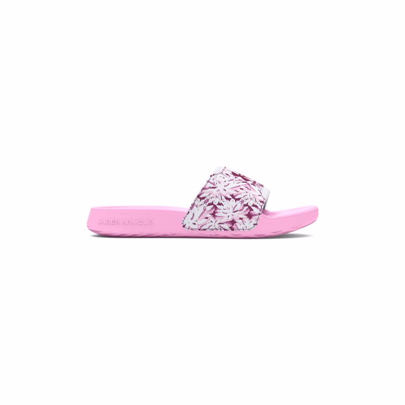 Dámske šlapky (plážová obuv) UNDER ARMOUR UA W Ignite Select Graphic stellar pink white purple gemini
