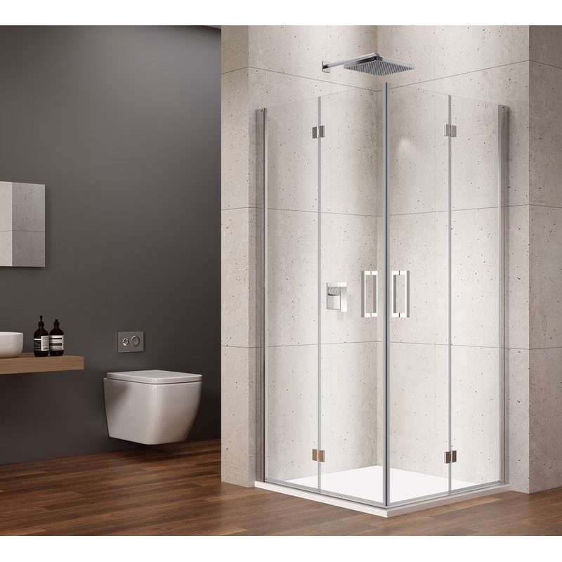 GELCO - LORO štvorcová sprchová zástena 700x700 rohový vstup GN4770-01