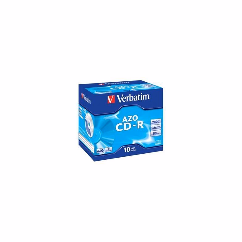 VERBATIM CD-R AZO 700MB, 52x, šperk case 1 ks