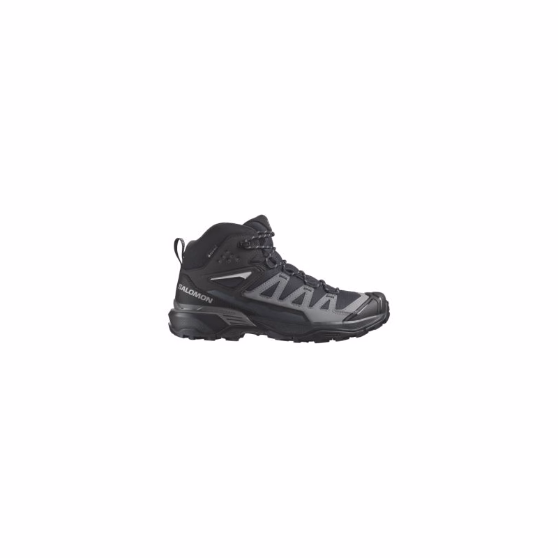 Pánska členková turistická obuv SALOMON X Ultra 360 Mid GTX M black magnet pewter