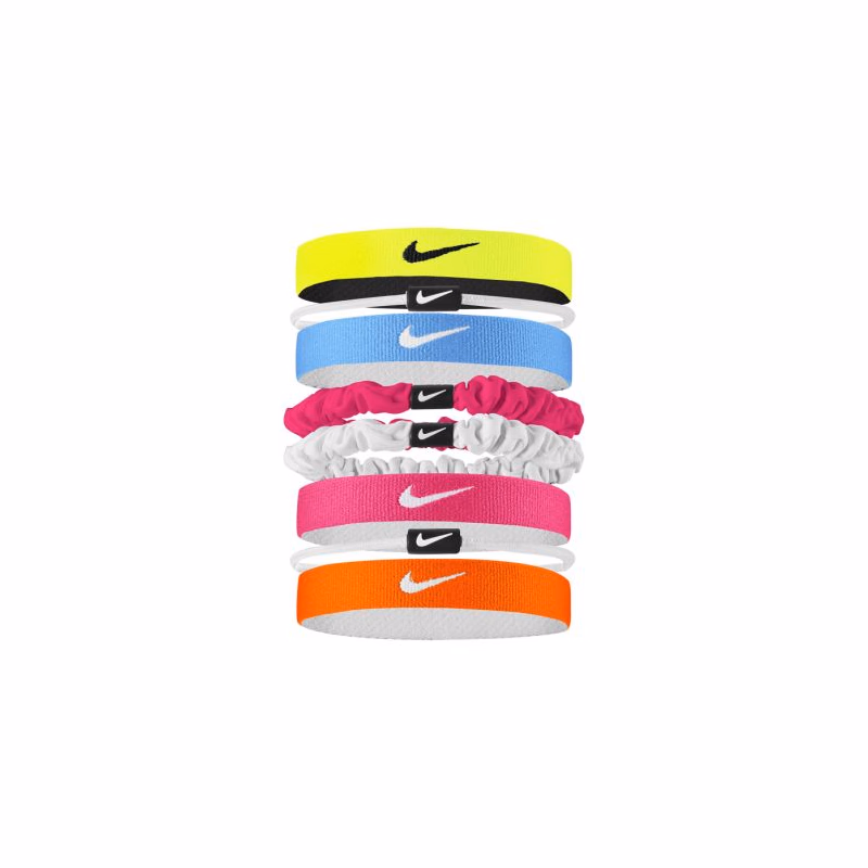 Dámska čelenka NIKE MW HEAD TIES 8PK VT WH BK
