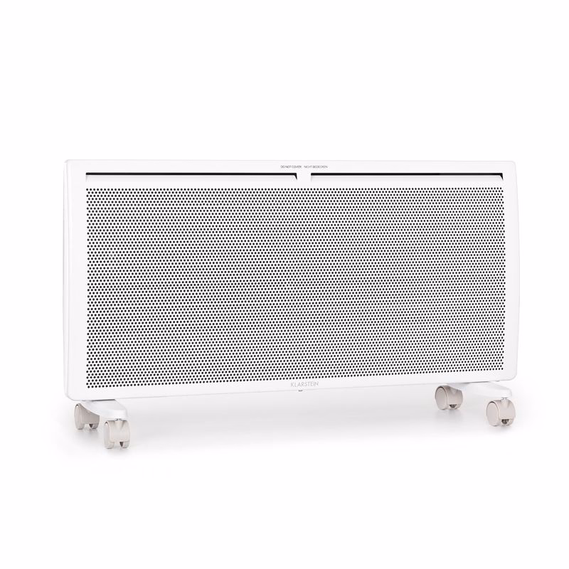 Klarstein Hot Spot Slimcurve Double Wave, konvektor, ohrievač 2 v 1, 2000 W, týždenný časovač, biely