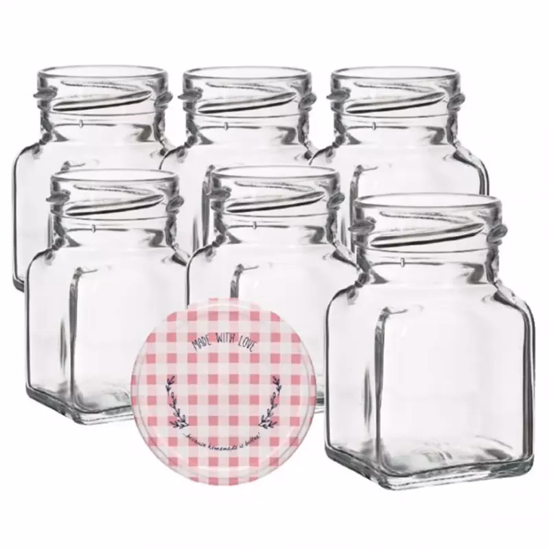 Zaváracie poháre s viečkom 150 ml 6 ks
