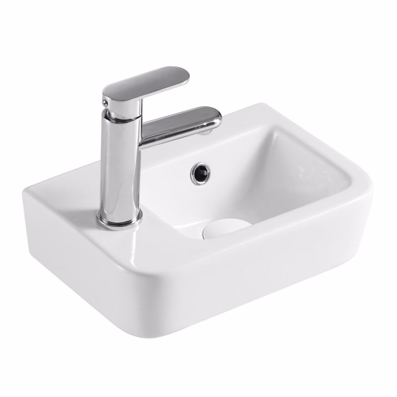 HOPA - Umývadielko PICCOLO 37,5 × 24,5 × 13,5 cm - umývadielko prevedenie - Ľavé OLKLT10100L