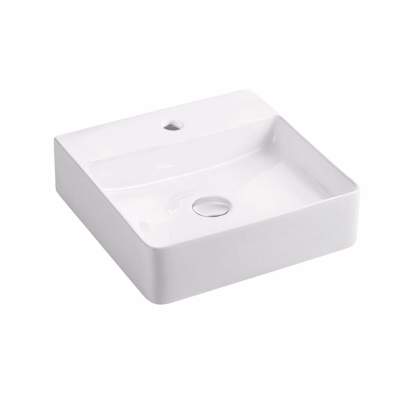 Mereo Umývadlo na dosku aj zavesenie be prepadu, Trino, 330x290x110 mm, keramické UC332911