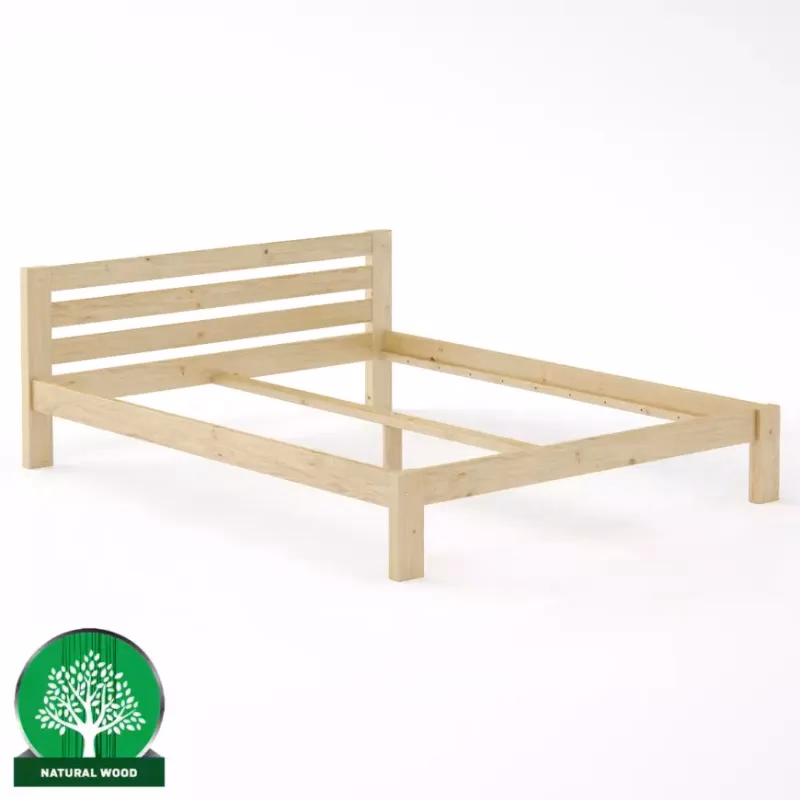 Posteľ borovica LK105–160x200 surová