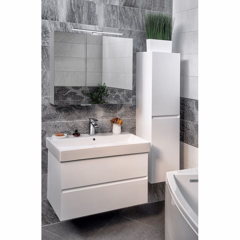 SAPHO - Kúpeľňový set FILENA 85, biela KSET-060