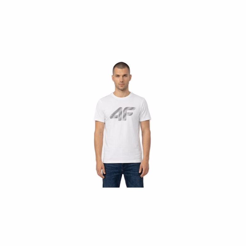 Pánske tričko s krátkym rukávom 4F TSHIRT M3342-10S-WHITE