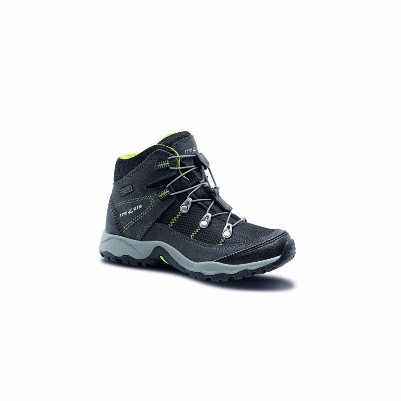 Detská vysoká turistická obuv TREZETA Twister Wp Kid, Black Grey