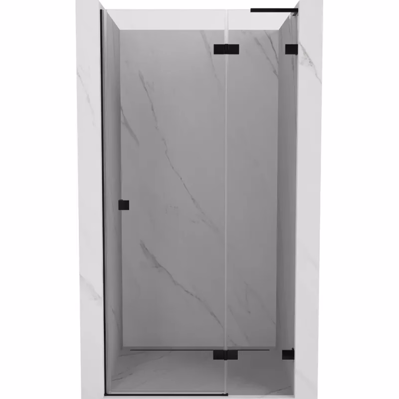 MEXEN/S - Lunar L sprchové dvere krídlové pravé 95, transparent, čierna 834L-095-000-70-00-P