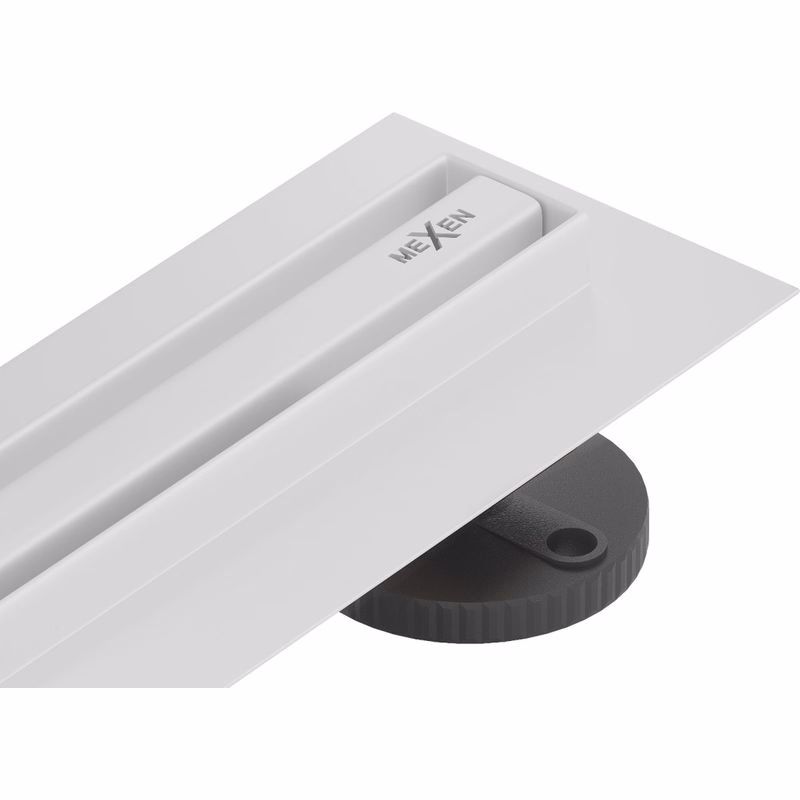MEXEN - Flat 360 Slim odtokový žľab otočný 120 cm biela 1241120