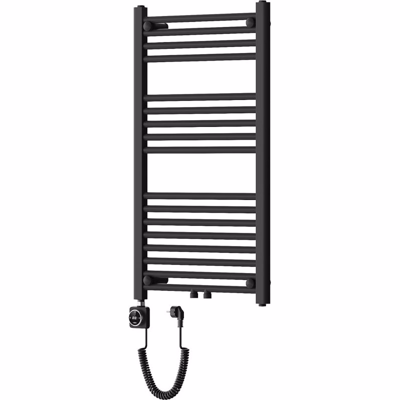 MEXEN/S - Mars radiátor + vykurovacia tyč 900 x 500 mm, 400 W, čierna W110-0900-500-6400-70