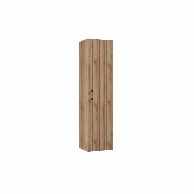 ArtDef Vysoká skrinka do kúpeľne RIETTI OAK EVOKE C35