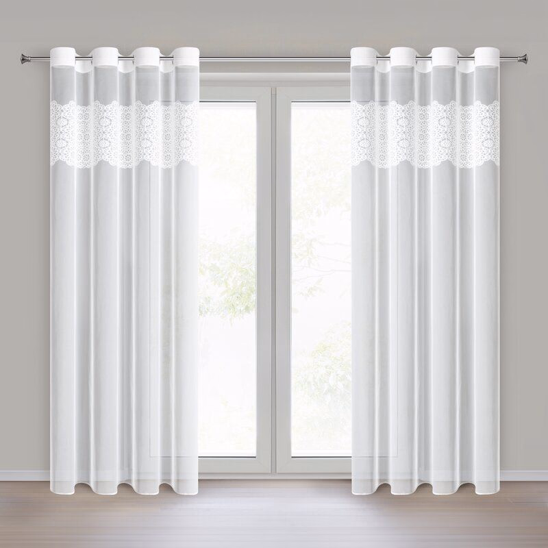 ArtFir Záclona APHRODITE K | biela 140 x 250 cm