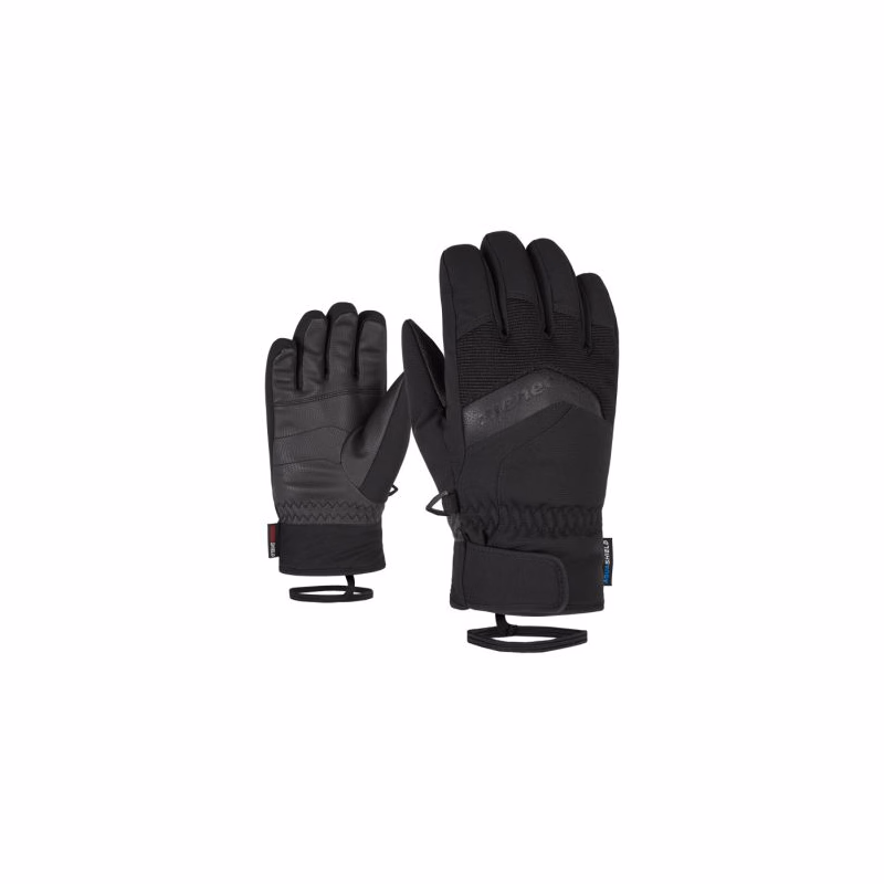 Juniorské lyžiarske rukavice ZIENER LABINO-801948-12-black