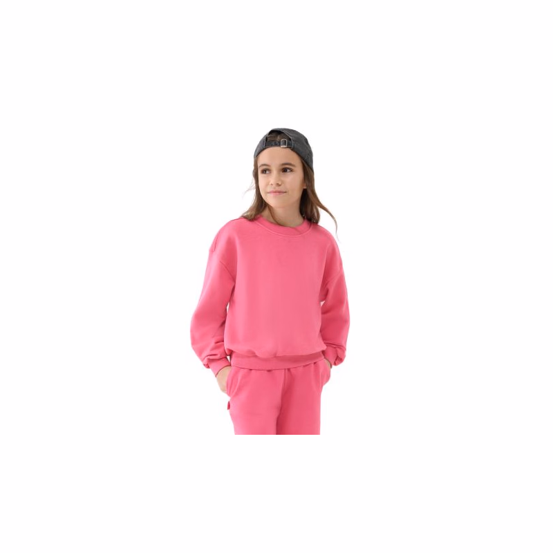 Dievčenská mikina 4F JUNIOR SWEATSHIRT F1479-54S-PINK