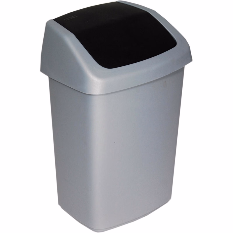CURVER Odpadkový kôš SWING BIN 10L | sivá