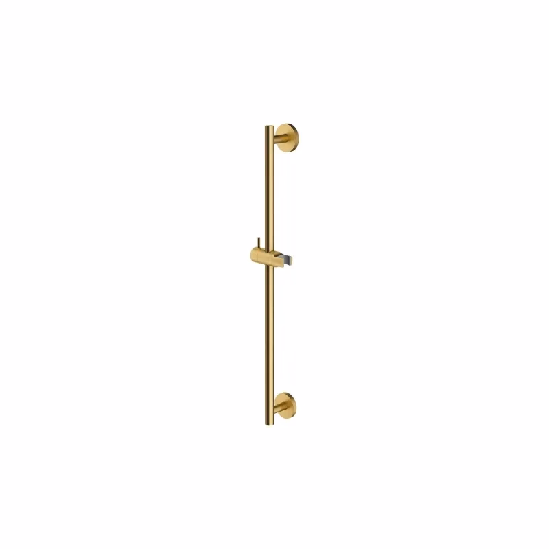 OMNIRES - Sprchová tyč s posuvným držiakom, 66 cm, brúsené zlato DR12GLB