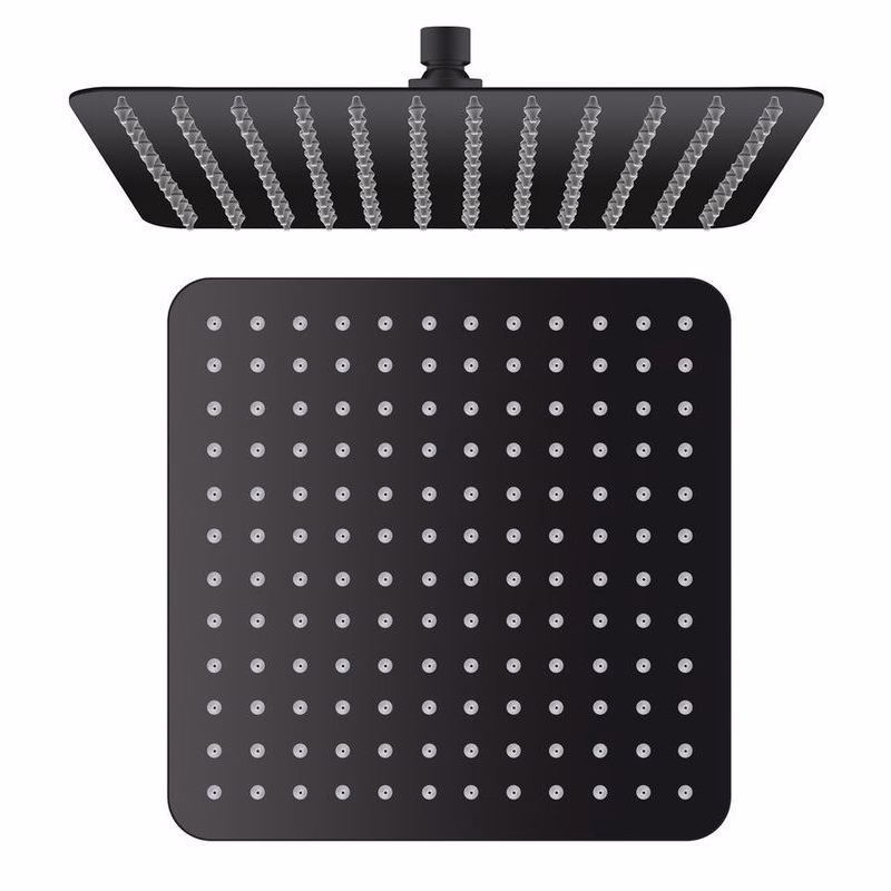 SAPHO - SLIM hlavová sprcha, 300x300, čierna mat SL101