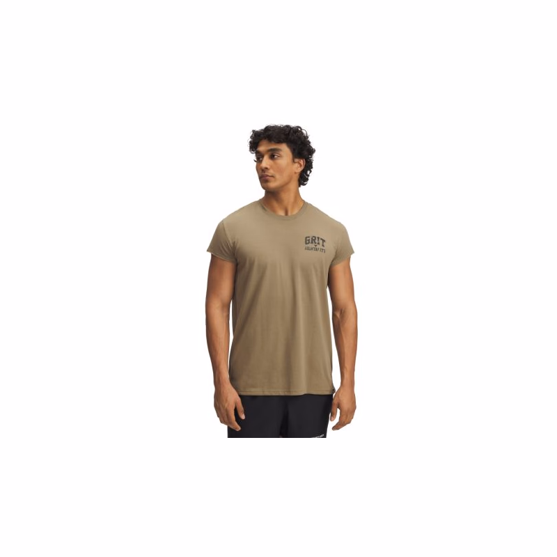Pánske tričko s krátkym rukávom UNDER ARMOUR PROJECT ROCK Cap Sleeve T-BRN