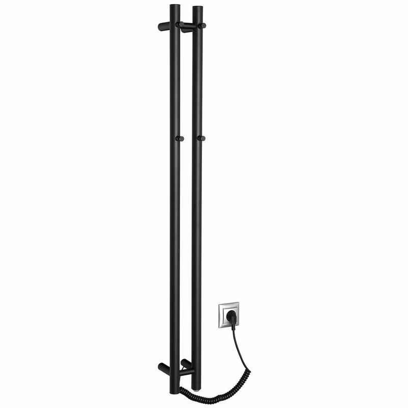 SAPHO - PAPINADO elektrický sušiak uterákov, 109x1200, 40W, čierna mat ER340