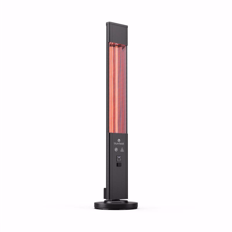 Blumfeldt Heat Guru Plus 3000, vonkajší i vnútorný sálavý ohrievač, 3000W, 3 úrovne ohrevu, diaľkové ovládanie