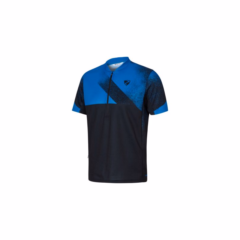 Cyklistický dres s krátkym rukávom ZIENER PESLER man (tricot) blue