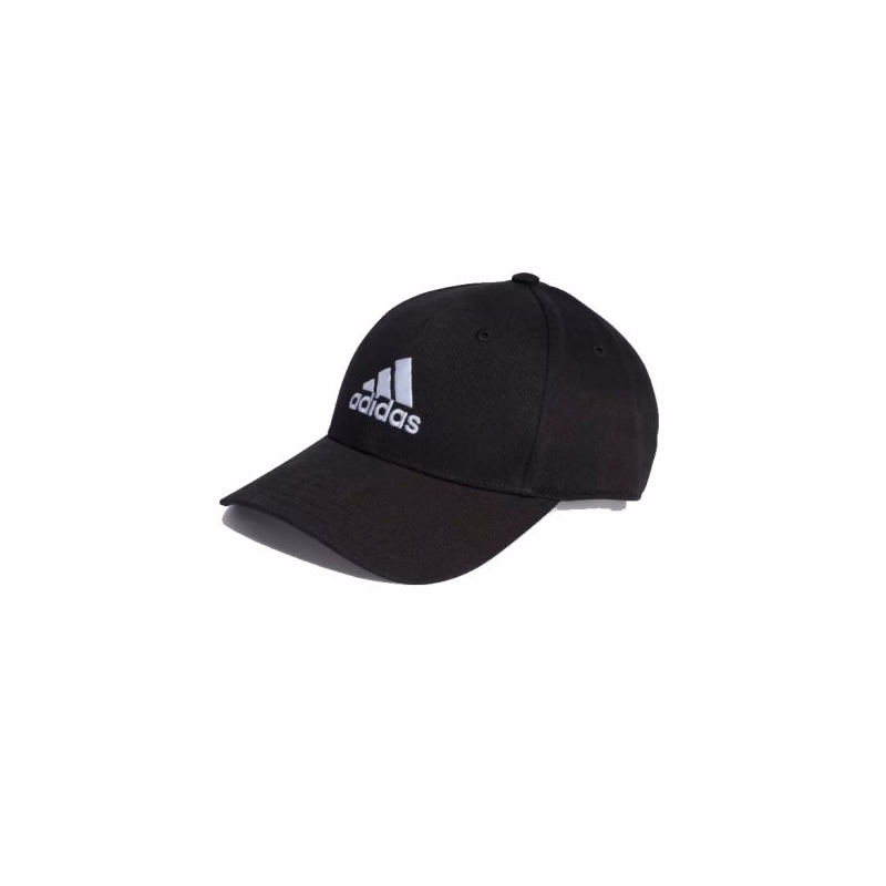 Detská šiltovka ADIDAS BBALL CAP COT BLACK WHITE Kids