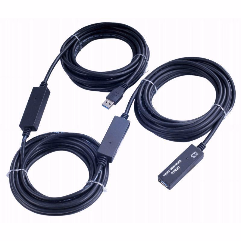 PremiumCord USB 3.0 repeater a predlžovací kábel A/MA/F 20m