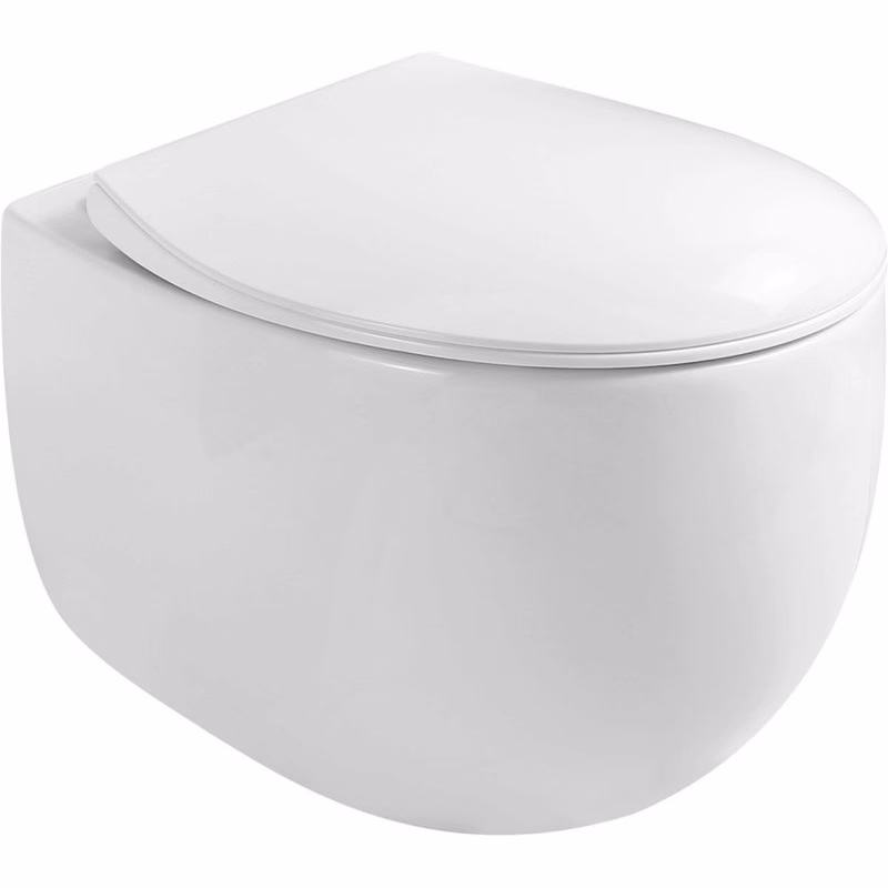 MEXEN - Egg Závesná WC misa vrátane sedátka s slow-slim, Duroplastu, biela 30245000