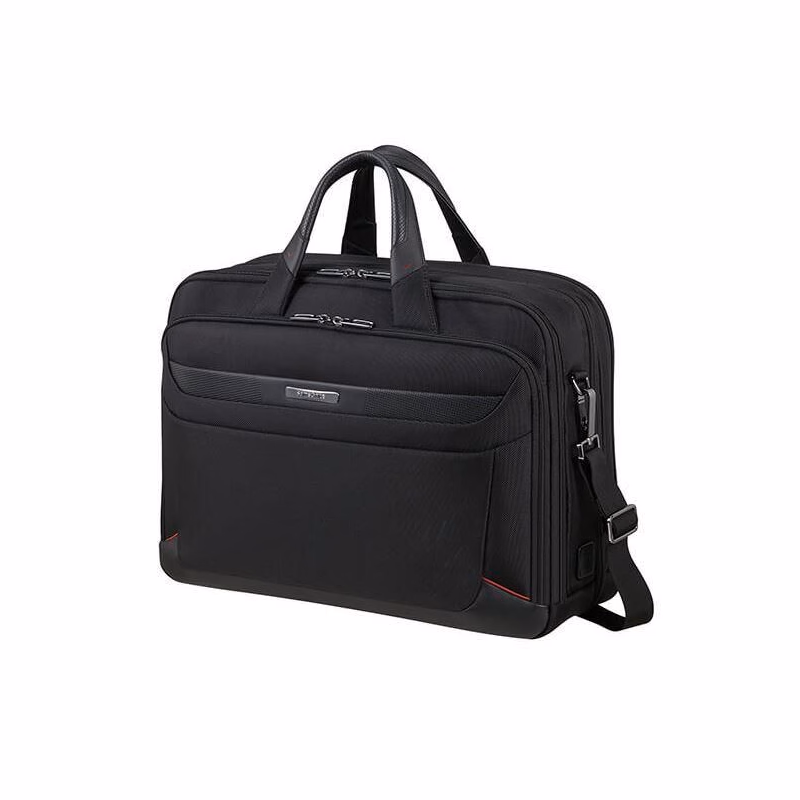 Samsonite PRO-DLX 6 Bailhandle 17.3" EXP Black