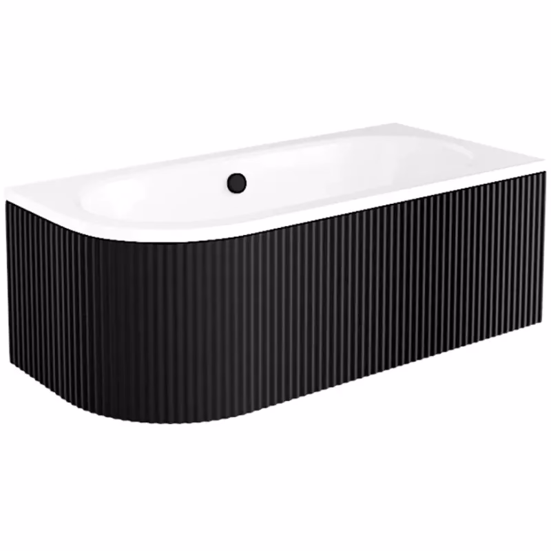 Obklad vane Avita Ryfle 170 L/P čierny mat