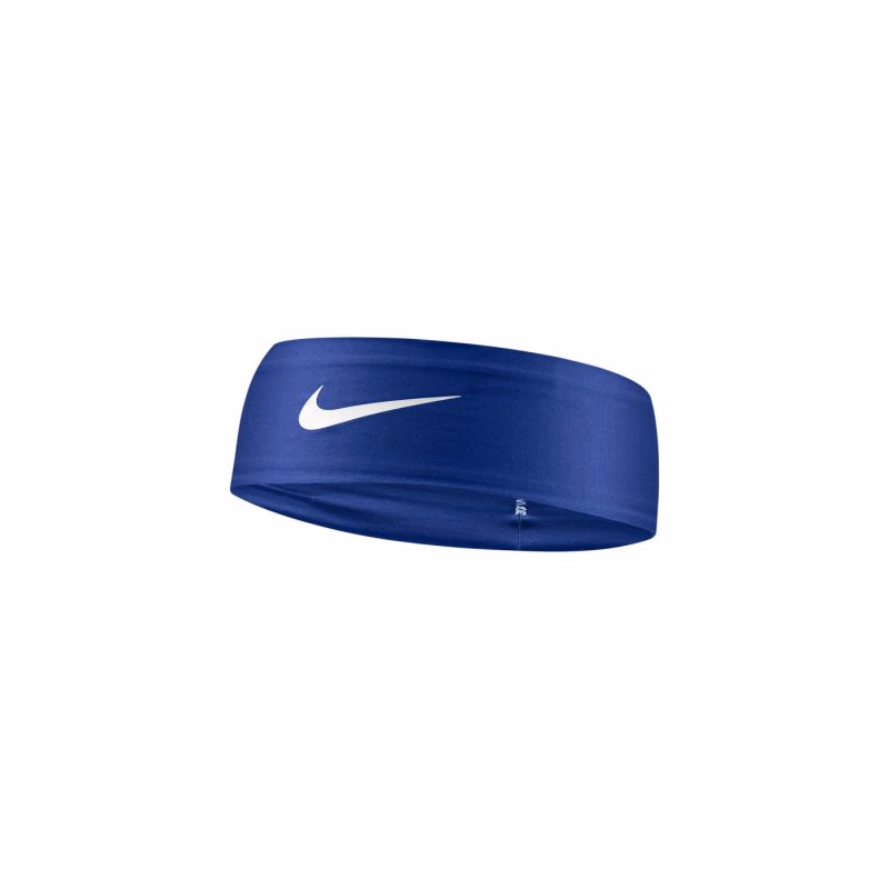 Čelenka NIKE DRI-FIT FURY CLASSIC HEADBAND GAME ROYAL WHITE WHITE