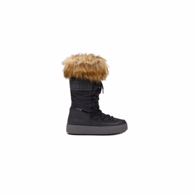 Dámske vysoké zimné topánky MOON BOOT MB LTRACK MONACO WP-N001 BLACK