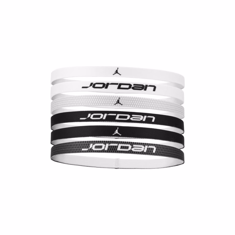 Čelenka NIKE JORDAN HEADBANDS 6PK BK WH BK