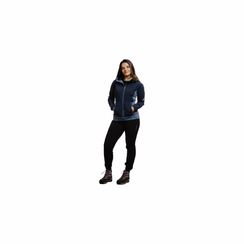 Dámska turistická softshellová bunda NORTHFINDER DONNA-387-blueblue