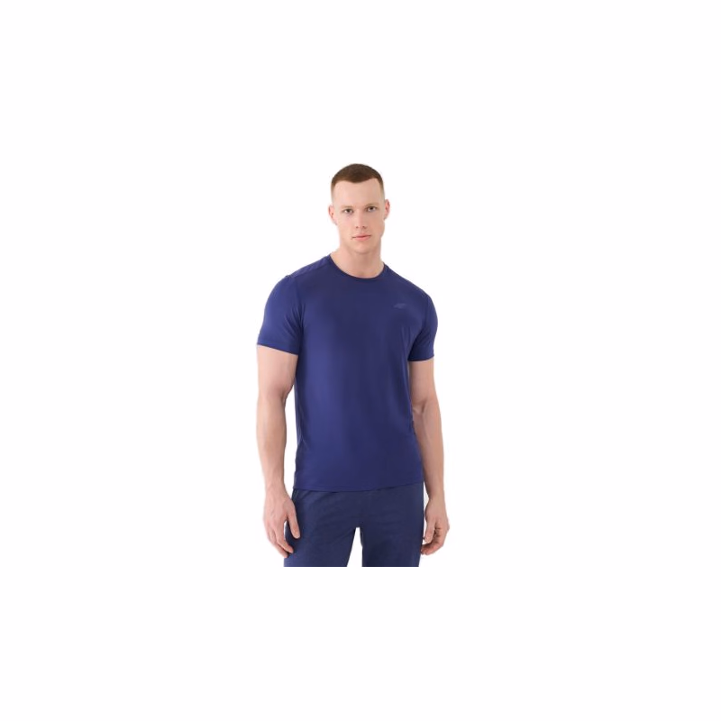 Pánske tréningové tričko s krátkym rukávom 4F TSHIRT FNK M1343-30S-DARK BLUE